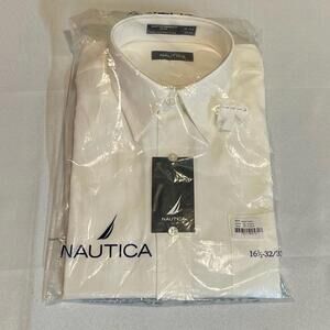 Nautica Men's Dress Shirt 16 1/2 - 32/33